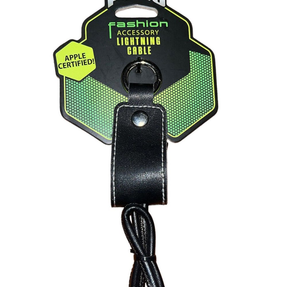 Iphone Ipad Ipod Charger Cable Leather Snap